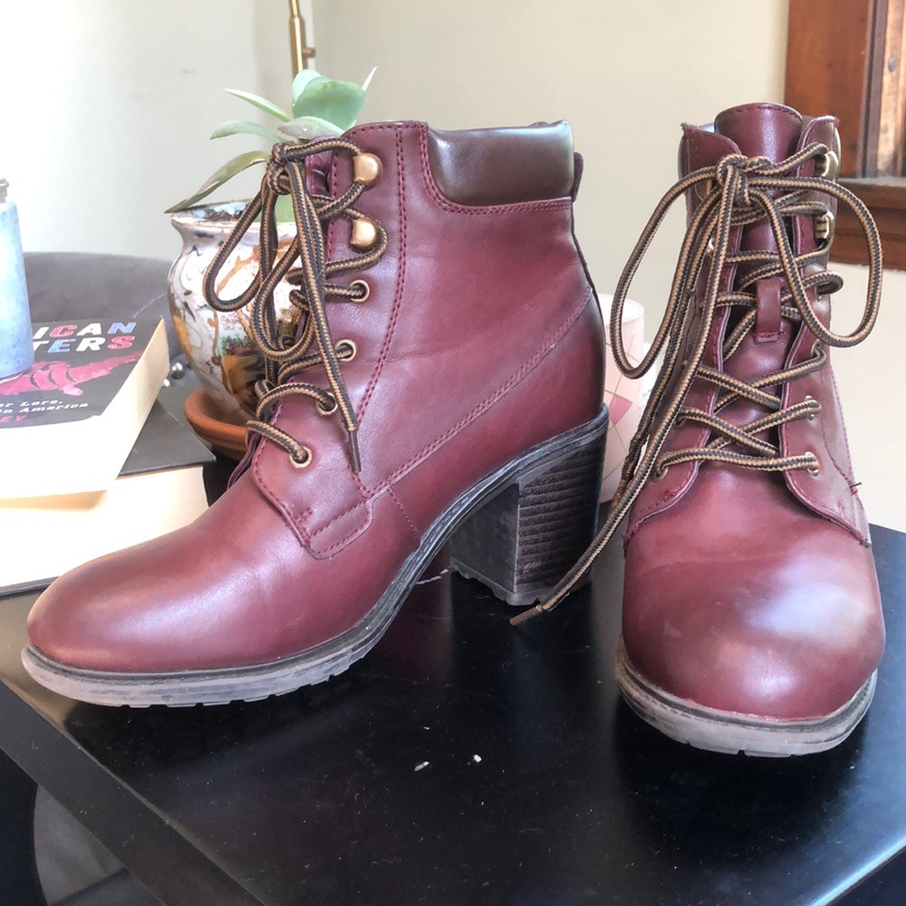 Heeled boots.